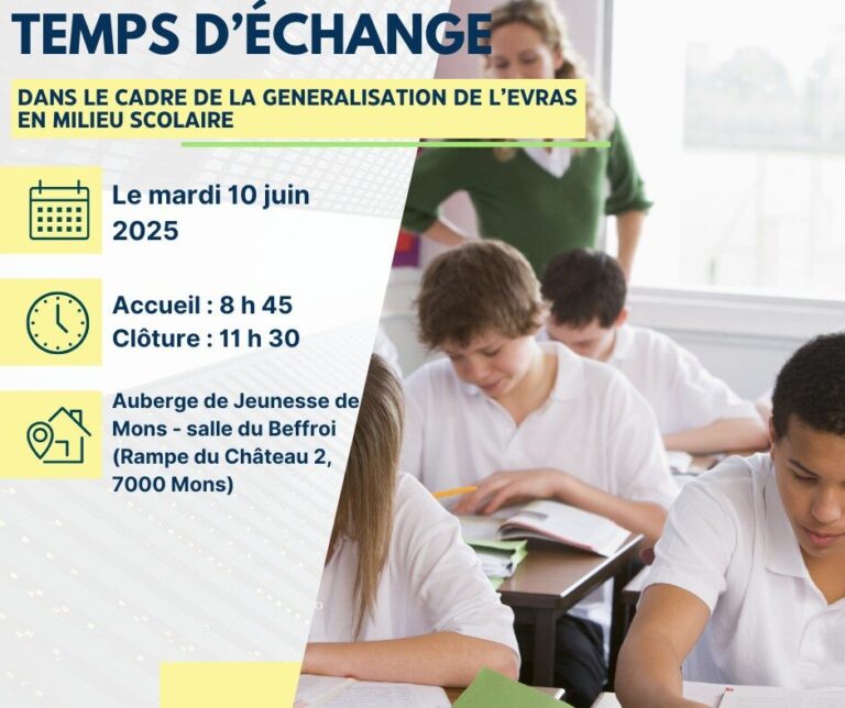 Temps d'échange 10 juin Mons